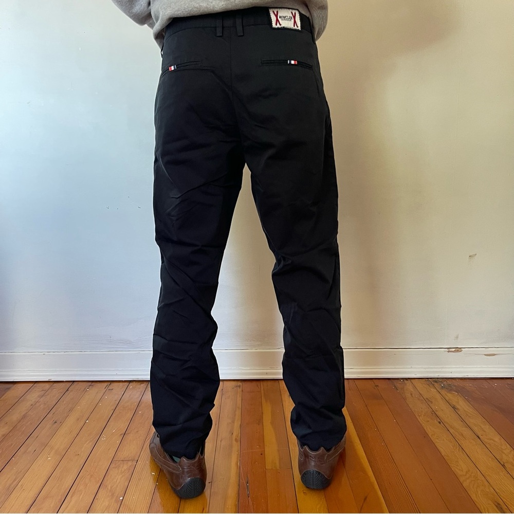 Moncler Gamme Bleu Black Slim Chinos - Picture 5 of 10